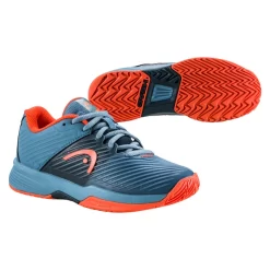 Chaussures De Tennis Pour Enfant Head Revolt Pro 4.0 Junior AC Grey/Orange