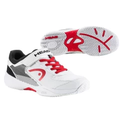 Chaussures De Tennis Pour Enfant Head Sprint Velcro 3.0 Kids White/Red