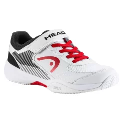 Chaussures De Tennis Pour Enfant Head Sprint Velcro 3.0 Kids White/Red -Raquette Pro chaussures de tennis pour enfant head sprint velcro 3 0 kids white red 155306 650x650 g2