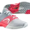 Chaussures De Tennis Pour Femme Head Revolt Pro 4.0 AC Grey/Coral -Raquette Pro chaussures de tennis pour femme head revolt pro 4 0 ac grey coral 154840 650x650 1