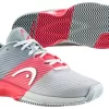 Chaussures De Tennis Pour Femme Head Revolt Pro 4.0 Clay Grey/Coral -Raquette Pro chaussures de tennis pour femme head revolt pro 4 0 clay grey coral 154841 650x650 1