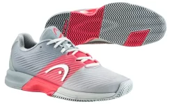 Chaussures De Tennis Pour Femme Head Revolt Pro 4.0 Clay Grey/Coral