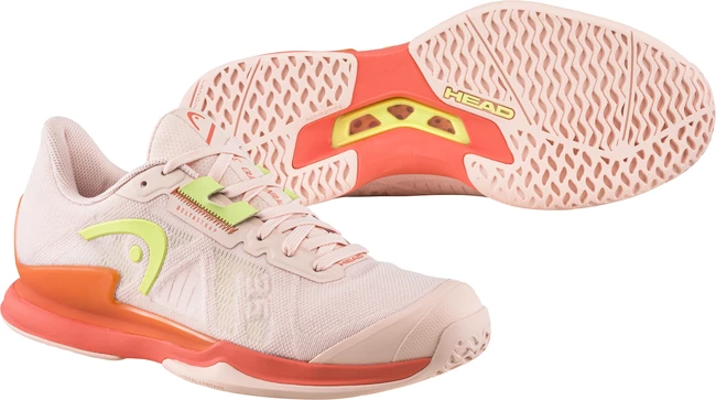 Chaussures De Tennis Pour Femme Head Sprint Pro 3.5 AC Salmon/Lime 3 Chaussures De Tennis Pour Femme Head Sprint Pro 3.5 AC Salmon/Lime