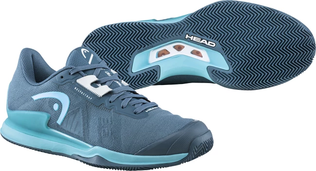 Chaussures De Tennis Pour Femme Head Sprint Pro 3.5 Clay Grey/Teal 3 Chaussures De Tennis Pour Femme Head Sprint Pro 3.5 Clay Grey/Teal