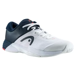Chaussures De Tennis Pour Homme Head Revolt Evo 2.0 AC White/Dark Blue 11 Chaussures De Tennis Pour Homme Head Revolt Evo 2.0 AC White/Dark Blue -Raquette Pro chaussures de tennis pour homme head revolt evo 2 0 ac white dark blue 154467 650x650 g1