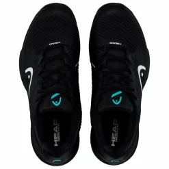 Chaussures De Tennis Pour Homme Head Revolt Pro 4.0 Black/Teal -Raquette Pro chaussures de tennis pour homme head revolt pro 4 0 black teal 1353156 650x650 g3