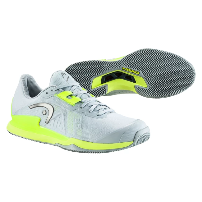 Chaussures De Tennis Pour Homme Head Sprint Pro 3.5 Clay Grey/Yellow 3 Chaussures De Tennis Pour Homme Head Sprint Pro 3.5 Clay Grey/Yellow
