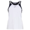 Débardeur Pour Jeune Fille Head Club 22 Tank Top Girls White/Dark Blue -Raquette Pro debardeur pour jeune fille head club 22 tank top girls white dark blue 153050 650x650 1