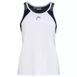 Débardeur Pour Jeune Fille Head Club 22 Tank Top Girls White/Dark Blue