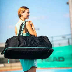 Housse De Raquettes Head Coco Duffle Bag Black/Mint -Raquette Pro housse de raquettes head coco duffle bag black mint 156840 650x650 g3