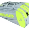 Housse De Raquettes Head Core Supercombi 9R Grey/Neon Yellow -Raquette Pro housse de raquettes head core supercombi 9r grey neon yellow 93087 650x650 1