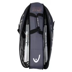 Housse De Raquettes Head Djokovic 6R Anthracite/Black -Raquette Pro housse de raquettes head djokovic 6r anthracite black 157019 650x650 g1