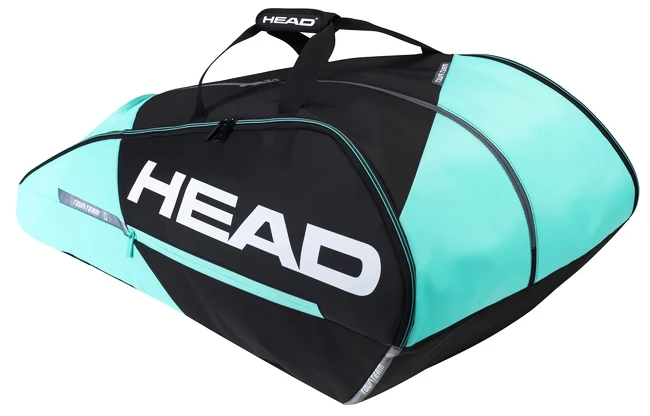 Housse De Raquettes Head Tour Team 12R Black/Mint 3 Housse De Raquettes Head Tour Team 12R Black/Mint
