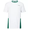 T-shirt Pour Enfant Head Club Tech White/Green -Raquette Pro t shirt pour enfant head club tech white green 86495 650x650 1