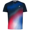 T-shirt Pour Enfant Head Vision Topspin T-Shirt Boys Dark Blue -Raquette Pro t shirt pour enfant head vision topspin t shirt boys dark blue 152999 650x650 1