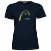 T-shirt Pour Femme Head Club Lara Dark Blue -Raquette Pro t shirt pour femme head club lara dark blue 76090 650x650 1