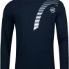 T-shirt Pour Homme Head Club 21 Cliff LS Dark Blue -Raquette Pro t shirt pour homme head club 21 cliff ls dark blue 1362945 650x650 1
