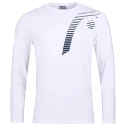 T-shirt Pour Homme Head Club 21 Cliff LS White