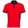 T-shirt Pour Homme Head Vision Slice Polo Shirt Men Red/Dark Blue -Raquette Pro t shirt pour homme head vision slice polo shirt men red dark blue 152069 650x650 1