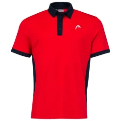 T-shirt Pour Homme Head Vision Slice Polo Shirt Men Red/Dark Blue
