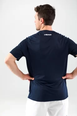 T-shirt Pour Homme Head Vision Topspin T-Shirt Men Dark Blue/Print 15 T-shirt Pour Homme Head Vision Topspin T-Shirt Men Dark Blue/Print -Raquette Pro t shirt pour homme head vision topspin t shirt men dark blue print 1346568 650x650 g5