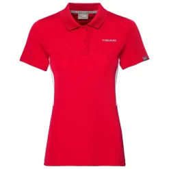 T-shirt Pour Jeune Fille Head Club Tech Polo Red