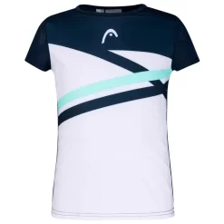 T-shirt Pour Jeune Fille Head Sammy White/Navy