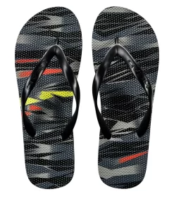 Tongs Head Flip Flops Black/Grey